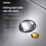 Chậu rửa bát inox CAESAR KSH01H075SX 1 hố - Ảnh 8