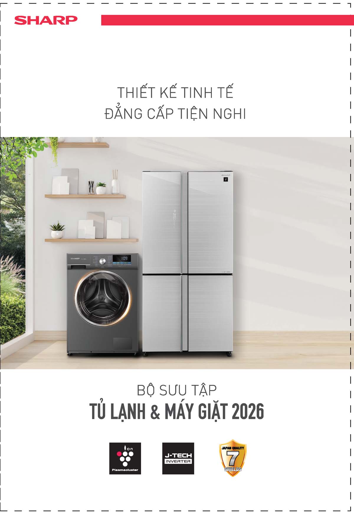 Anh dai dien Catalogue Tu lanh May giat SHARP 2026