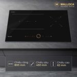 Bếp điện từ ba MALLOCA MIR9021ES - Ảnh 3