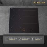 Bếp từ ba MALLOCA MI593ES - Ảnh 3
