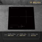 Bếp từ ba MALLOCA MI593FZ - Ảnh 3
