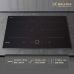 Bếp từ ba MALLOCA MI803ES - Ảnh 3