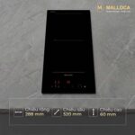 Bếp từ đôi MALLOCA MDI302FZ domino - Ảnh 3