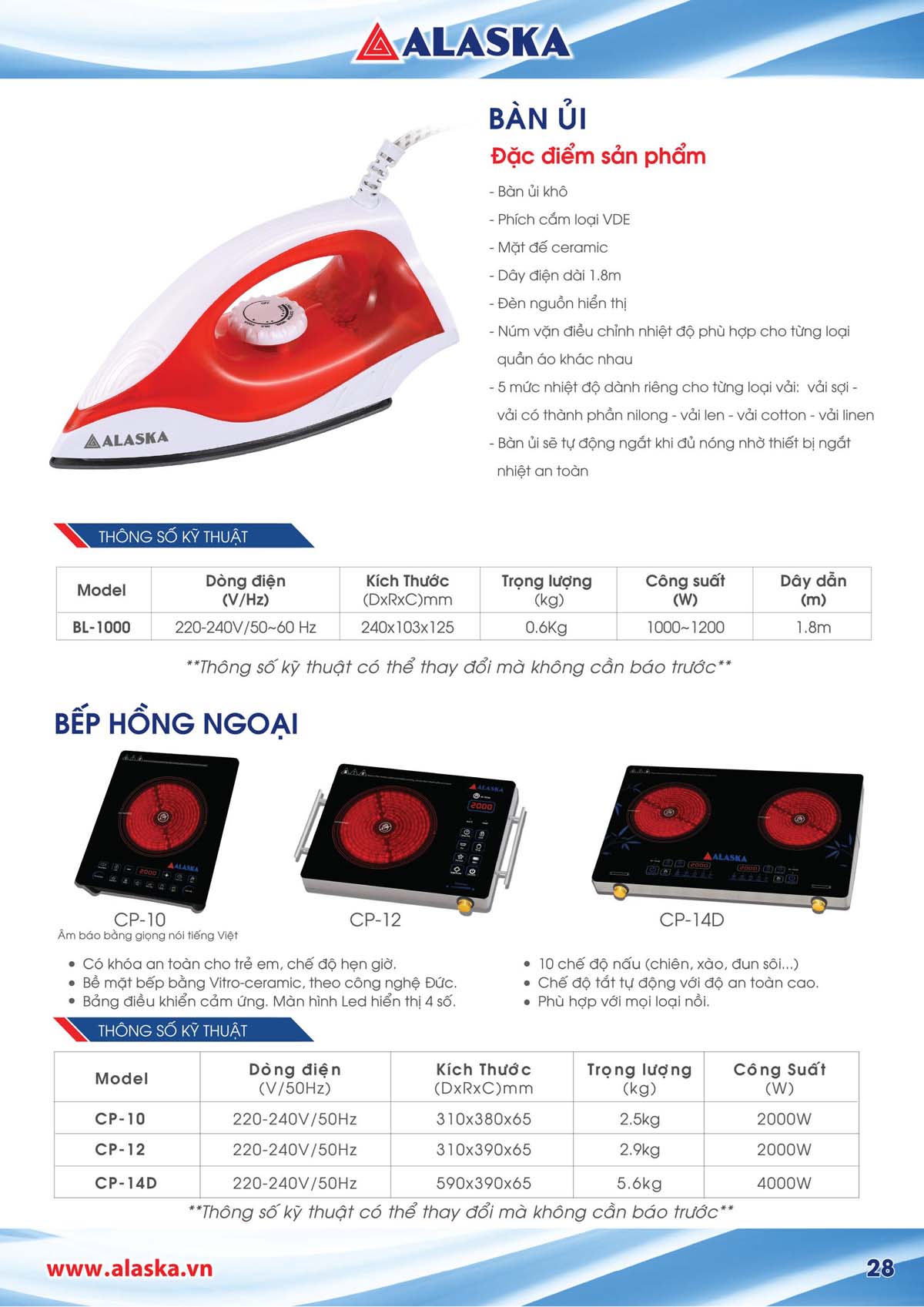 Catalogue ALASKA 2026 vuathietbi.com 29