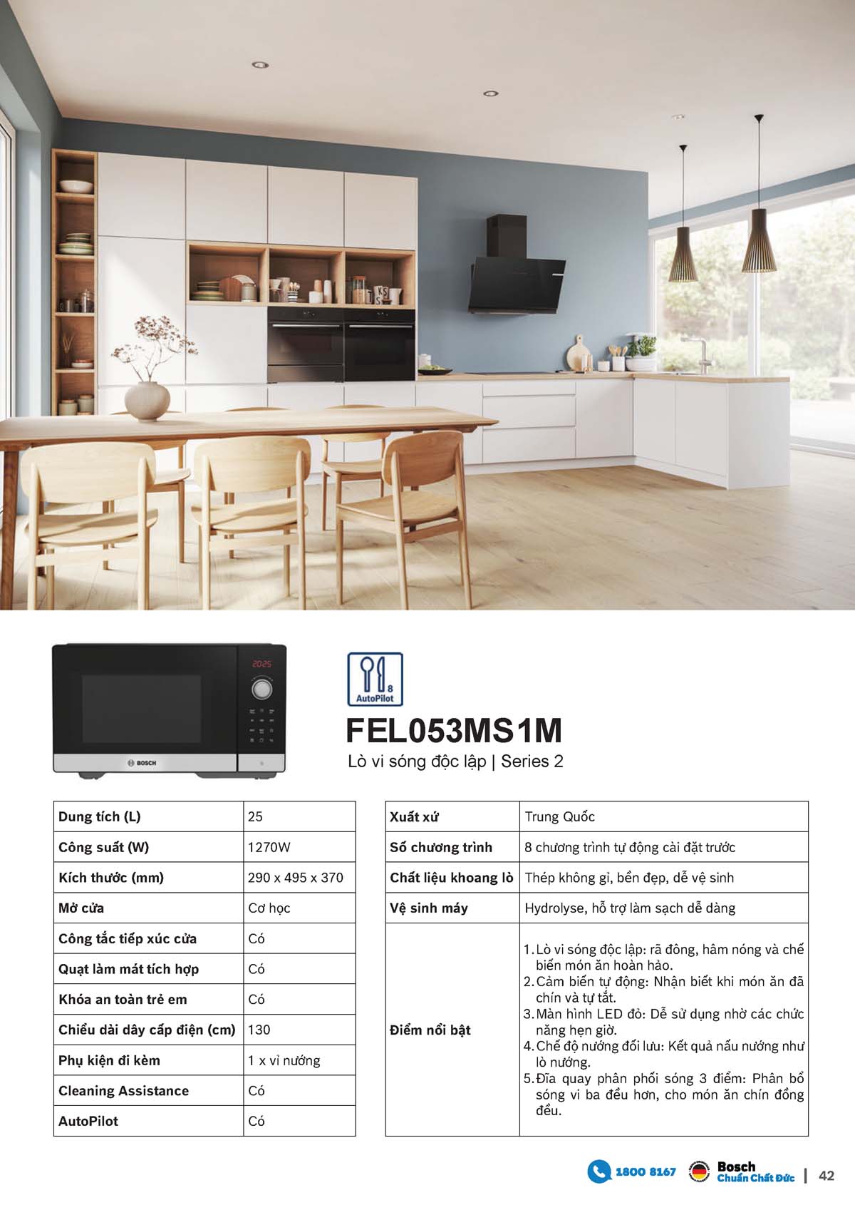 Catalogue BOSCH 2026 - Bảng giá Thiết bị nhà bếp 44 Catalogue BOSCH 2026 43