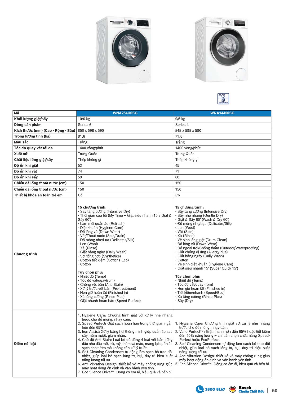 Catalogue BOSCH 2026 - Bảng giá Thiết bị nhà bếp 52 Catalogue BOSCH 2026 51