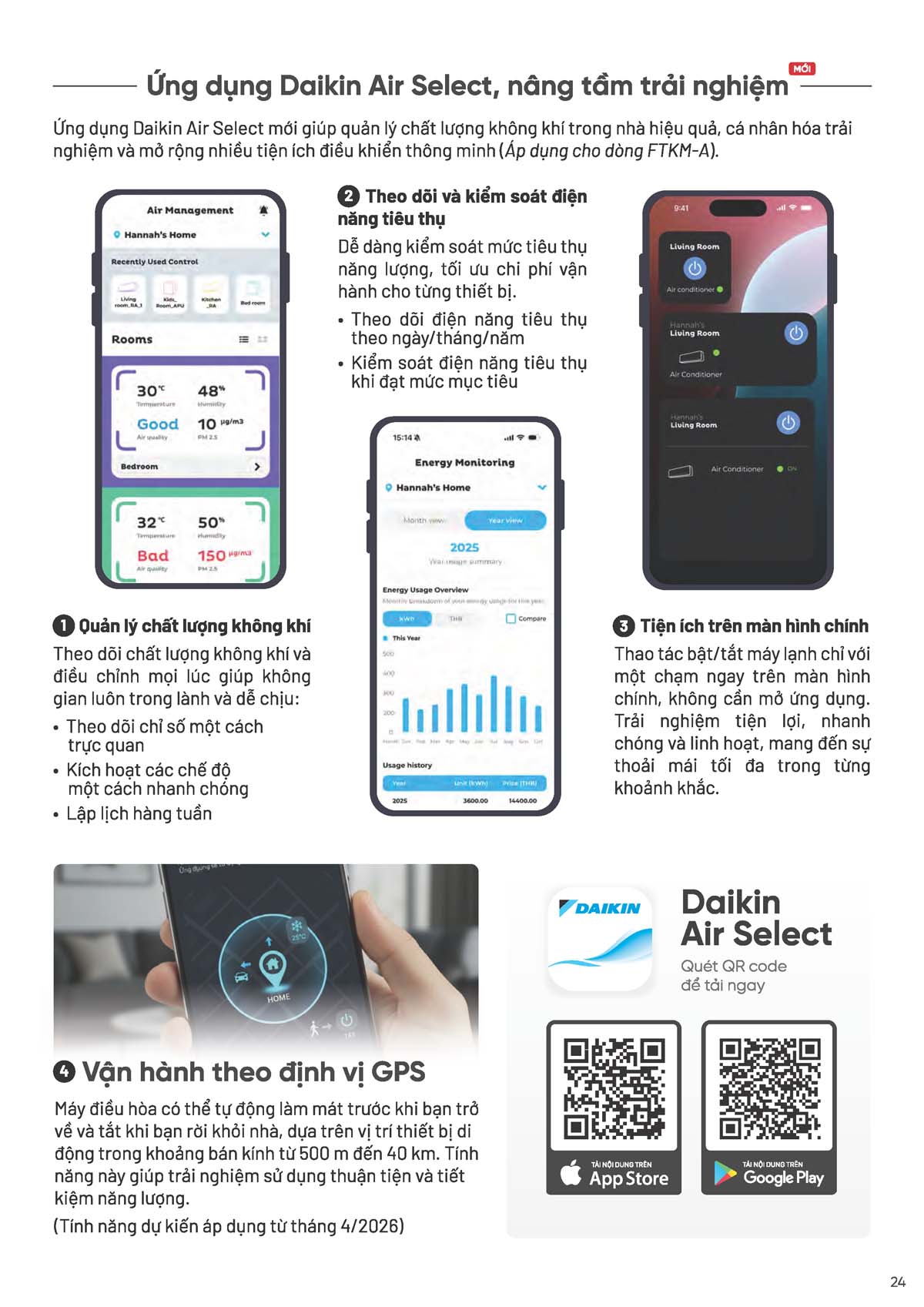 Catalogue Dieu hoa treo tuong daikin 2026 Page 25