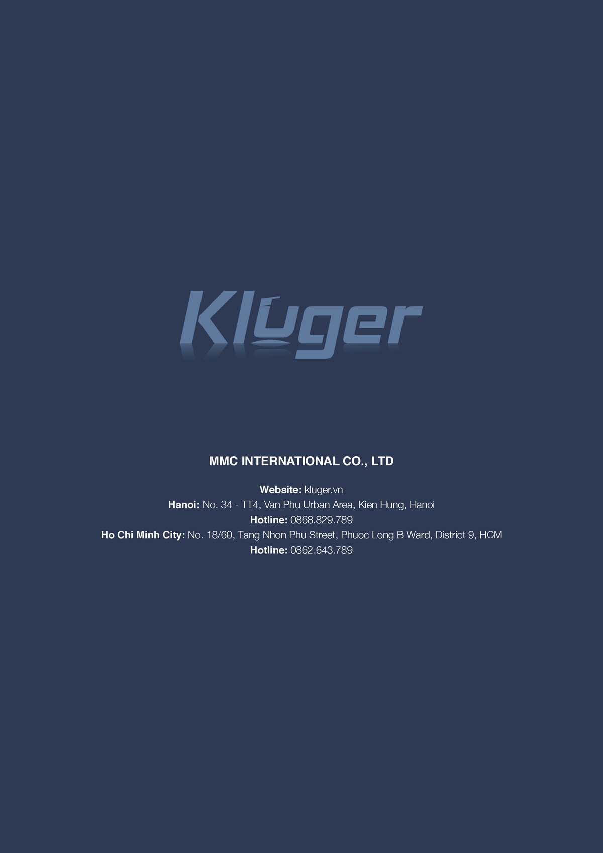 Catalogue KLUGER - Vòi chậu rửa bát chính hãng 93 Catalogue KLUGER 2026 Page 92