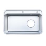 Chậu rửa bát inox NOBINOX NOVA A382 1 hố