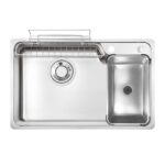Chậu rửa bát inox KLUGER KH8050FS Plus 1 hố