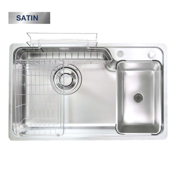 Chậu rửa bát inox KLUGER KH8050ST Plus 1 hố