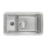 Chậu rửa bát inox KLUGER KO7847FS Plus 1 hố