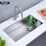 Chậu rửa bát inox KLUGER KY7545FS Plus dòng TOYA 1 hố - Ảnh 7
