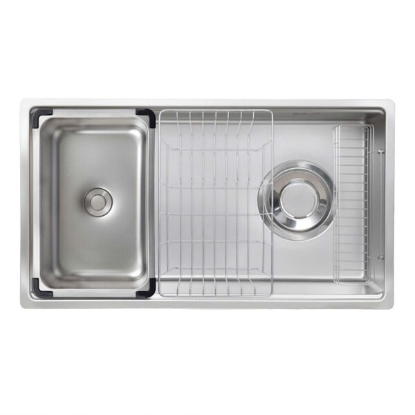 Chậu rửa bát inox KLUGER KY7545FS Plus dòng TOYA 1 hố