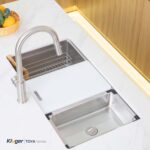 Chậu rửa bát inox KLUGER KY8045FS Plus dòng TOYA 1 hố - Ảnh 7