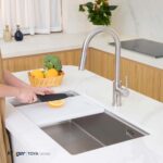 Chậu rửa bát inox KLUGER KY8045FS Plus dòng TOYA 1 hố - Ảnh 10
