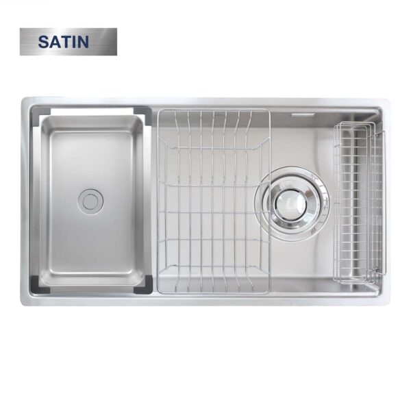 Chậu rửa bát inox KLUGER KY8045ST Plus 1 hố