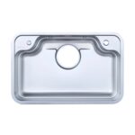 Chậu rửa bát inox NOBINOX LIRA NJ588D 1 hố