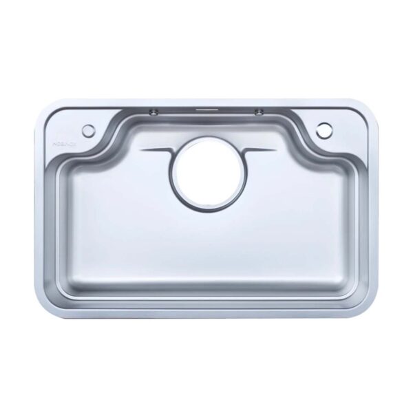 Chậu rửa bát inox NOBINOX LIRA NJ588D 1 hố