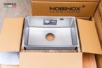 Chậu rửa bát inox NOBINOX LISA NN645S 1 hố - Ảnh 6