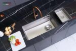 Chậu rửa bát inox NOBINOX LUMIA NX556 1 hố - Ảnh 7