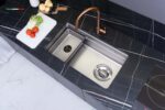 Chậu rửa bát inox NOBINOX LUMIA NX556 1 hố - Ảnh 13