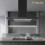 Máy hút mùi MALLOCA ISLA MH9058 90cm chữ T - Ảnh 4
