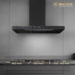 Máy hút mùi MALLOCA SLIM MH9045TS 90cm chữ T - Ảnh 4