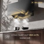 Máy hút mùi MALLOCA VERTICAL MH900VTC 90cm kính vát - Ảnh 4