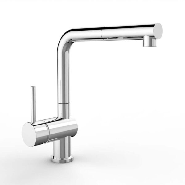 Vòi rửa bát NOBINOX BIANCO NX600 rút dây nóng lạnh