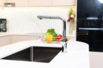 Vòi rửa bát NOBINOX BIANCO NX601 rút dây nóng lạnh - Ảnh 8