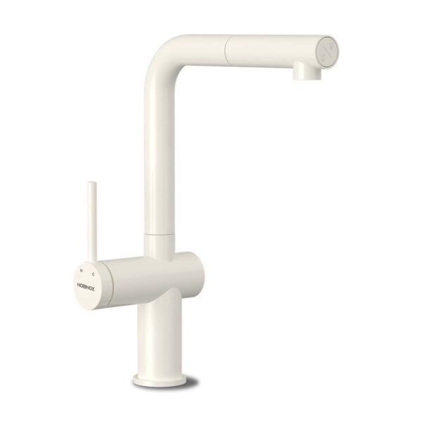 Vòi rửa bát NOBINOX BIANCO NX602 rút dây nóng lạnh