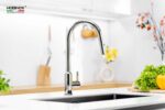 Vòi rửa bát NOBINOX IVY NX202 rút dây nóng lạnh - Ảnh 3