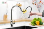 Vòi rửa bát NOBINOX IVY NX202 rút dây nóng lạnh - Ảnh 16