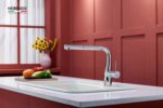 Vòi rửa bát NOBINOX JAPA NX996 rút dây nóng lạnh - Ảnh 8