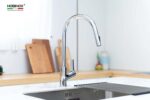 Vòi rửa bát NOBINOX LOFT NX533 rút dây nóng lạnh - Ảnh 2