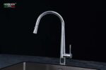 Vòi rửa bát NOBINOX LOTUS 640 rút dây nóng lạnh - Ảnh 4