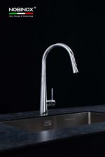 Vòi rửa bát NOBINOX LOTUS 640 rút dây nóng lạnh - Ảnh 10