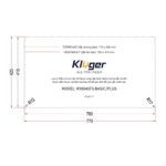 Chậu rửa bát inox KLUGER KY8045FS Plus dòng TOYA 1 hố - Ảnh 5