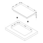 Bếp từ đôi MALLOCA MDI302FZ domino - Ảnh 2
