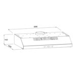 Máy hút mùi MALLOCA CLASSIC MH7014B 70cm cổ điển - Ảnh 2