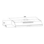 Máy hút mùi MALLOCA CLASSIC MH9014B 90cm cổ điển - Ảnh 2