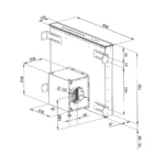 Máy hút mùi MALLOCA DOWNDRAFT K900BM 90cm âm bàn - Ảnh 2