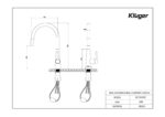 Vòi rửa bát KLUGER KLF0009SC rút dây - Ảnh 3