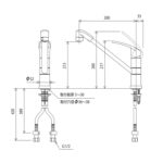 Vòi rửa bát KVK KM5051TF nóng lạnh - Ảnh 2