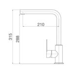 Vòi rửa bát MALLOCA K525B nóng lạnh - Ảnh 2