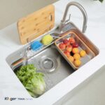 Chậu rửa bát inox KLUGER KF7848FS LUX 1 hố - Ảnh 8
