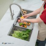 Chậu rửa bát inox KLUGER KY8045ST Plus 1 hố - Ảnh 8