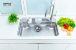 Chậu rửa bát inox NOBINOX ARVO B180 1 hố - Ảnh 5