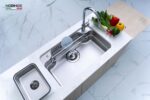 Chậu rửa bát inox NOBINOX ARVO B180 1 hố - Ảnh 18
